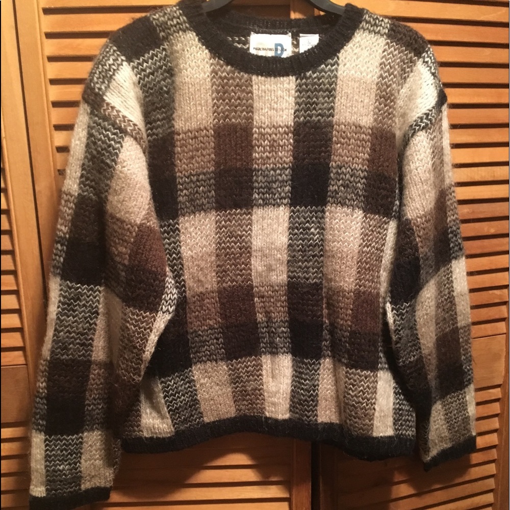 Vintage Paul Harris Design Crop Sweater